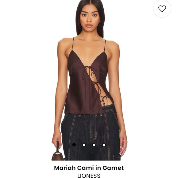 Lioness Mariah Cami in Garnet size xxs NWT - Picture 2 of 5